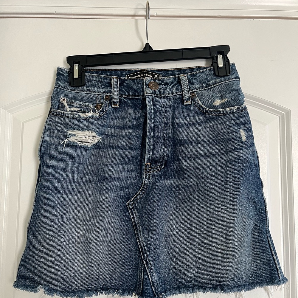 Abercrombie & Fitch Denim mini shirt - Size 0
